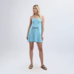 كاش مايو قصير من القطن حماله رفيعه -مطبوع-بيبي بلو