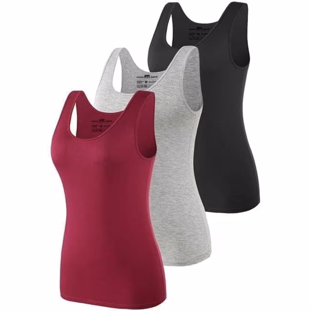 1-25-1.avif ٣ توب حماله عريضه قطن استريتش - الصورة 1