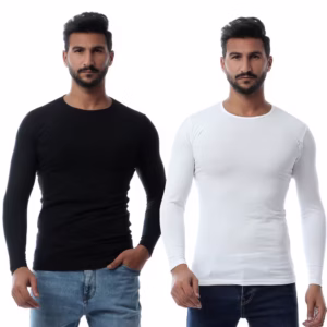 2 فانله كم قطن استريتش
