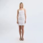 كاش مايو قصير من القطن حماله رفيعه -ابيض مطبوع