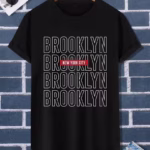 تيشرت رجالي نص كم حوض قطن  - اسود