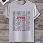 تيشرت رجالي نص كم حوض قطن  - رصاصي