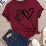 تيشرت حريمي مطبوع