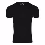 ⁦نص كم حوض اسود قطن استريتش رجالي⁩ - الصورة ⁦2⁩