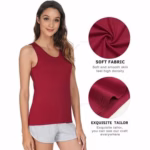 ⁦٣ توب حماله عريضه قطن استريتش⁩ - الصورة ⁦2⁩