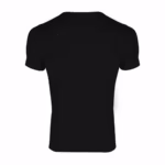 ⁦نص كم حوض اسود قطن استريتش رجالي⁩ - الصورة ⁦3⁩