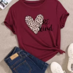 تيشرت حريمي مطبوع