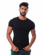 ⁦Mesery  2 نص كم رقبه دائريه قطن استريتش رجالي⁩ - الصورة ⁦7⁩
