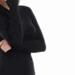⁦Mesery طقم تدفئه حريمي كم وليجن - اسود⁩ - الصورة ⁦3⁩