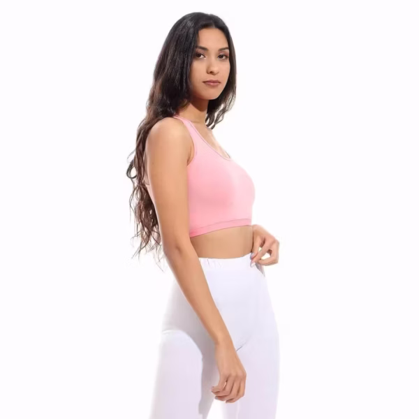 ⁦٤ برا حريمي غير مبطنه قطن استريتش تغطيه كامله⁩ - الصورة ⁦14⁩