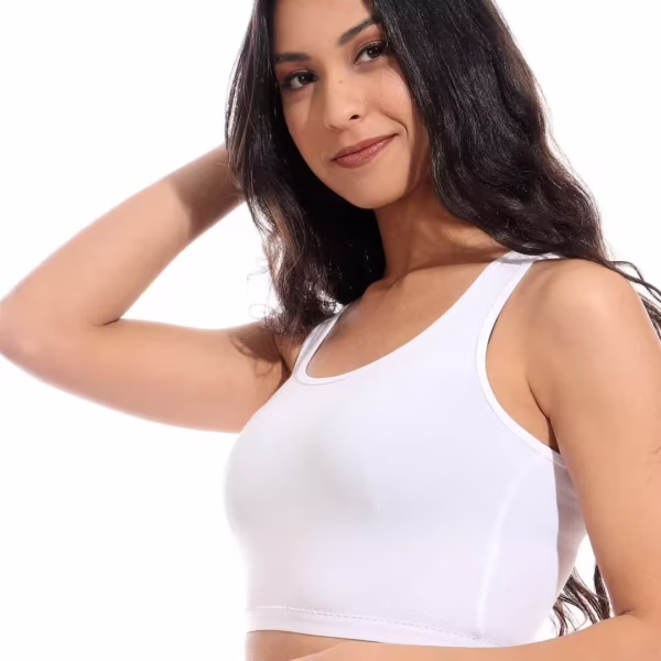 ⁦٤ برا حريمي غير مبطنه قطن استريتش تغطيه كامله⁩ - الصورة ⁦2⁩