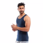 ⁦فانله داخلية مسيري -  قطن استريتش  كحلي⁩ - الصورة ⁦3⁩