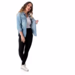⁦بنطلون حريمي قطن - إسود⁩ - الصورة ⁦7⁩