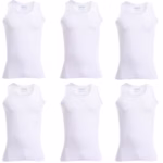 ٦ امبراطور فانلات قطن صافي قابل للتهويه