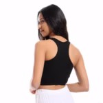 ⁦براحريمي غير مبطنه قطن استريتش تغطيه كامله -اسود 2⁩ - الصورة ⁦4⁩
