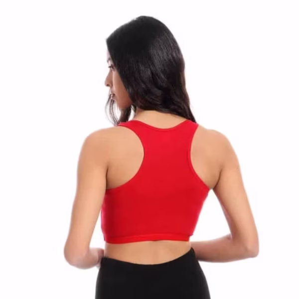 ⁦٣ برا حريمي غير مبطنه قطن استريتش تغطيه كامله⁩ - الصورة ⁦9⁩