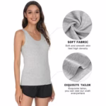 ⁦٣ توب حماله عريضه قطن استريتش⁩ - الصورة ⁦3⁩