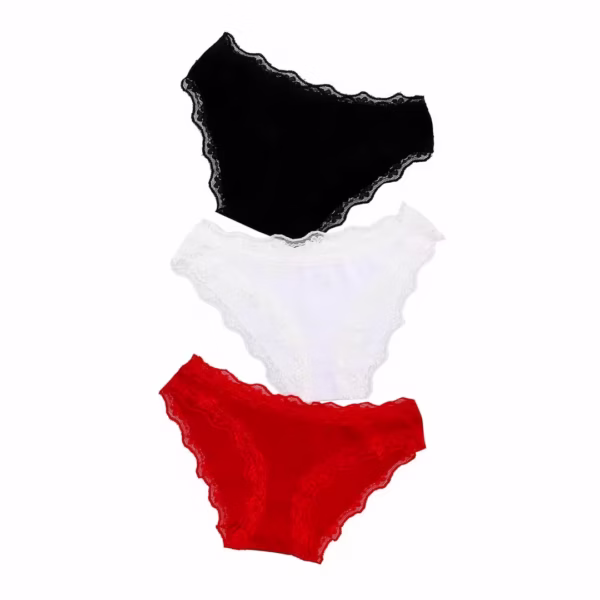 ⁦٣ اندر وير دانتيل قطن استريتش⁩ - الصورة ⁦1⁩