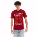 تيشرت رجالي نص كم حوض قطن - نبيتي