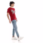 ⁦تيشرت رجالي نص كم حوض قطن - نبيتي⁩ - الصورة ⁦5⁩