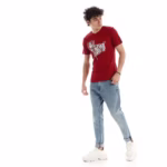 ⁦تيشرت رجالي نص كم حوض قطن - نبيتي⁩ - الصورة ⁦7⁩