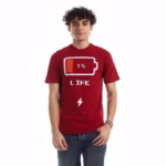 تيشرت رجالي نص كم حوض قطن - نبيتي