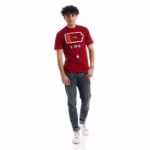 ⁦تيشرت رجالي نص كم حوض قطن - نبيتي⁩ - الصورة ⁦4⁩