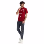 ⁦تيشرت رجالي نص كم حوض قطن - نبيتي⁩ - الصورة ⁦3⁩