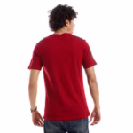 ⁦تيشرت رجالي نص كم حوض قطن - نبيتي⁩ - الصورة ⁦5⁩