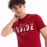 ⁦تيشرت رجالي نص كم حوض قطن - نبيتي⁩ - الصورة ⁦4⁩