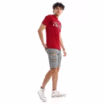 ⁦تيشرت رجالي نص كم حوض قطن - نبيتي⁩ - الصورة ⁦2⁩