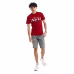 ⁦تيشرت رجالي نص كم حوض قطن - نبيتي⁩ - الصورة ⁦3⁩