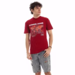 تيشرت رجالي نص كم حوض قطن - نبيتي