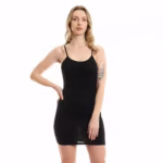 نايت شيرت قطن استريتش - اسود