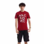 ⁦تيشرت رجالي نص كم حوض قطن - نبيتي⁩ - الصورة ⁦7⁩