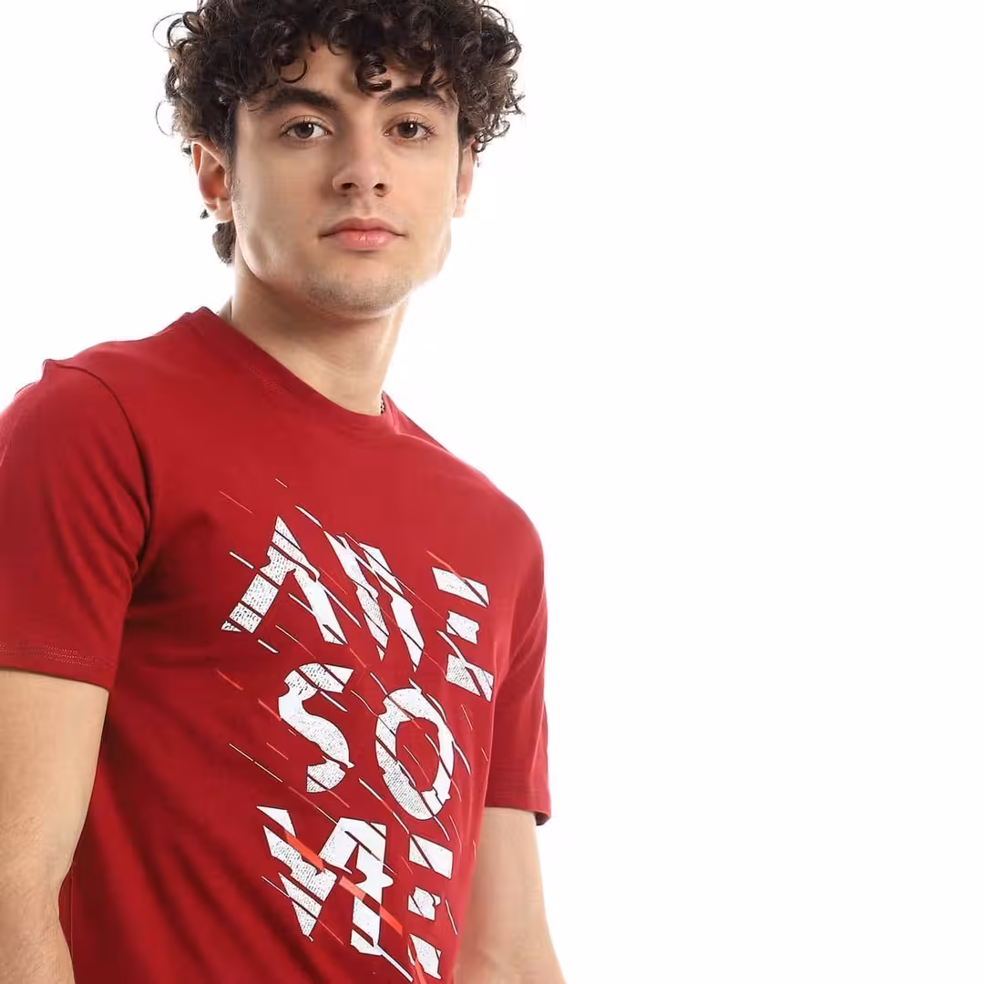 ME-4_4-2.avif تيشرت رجالي نص كم حوض قطن - نبيتي - الصورة 1