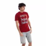 ⁦تيشرت رجالي نص كم حوض قطن - نبيتي⁩ - الصورة ⁦7⁩