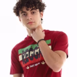 ⁦تيشرت رجالي نص كم حوض قطن - نبيتي⁩ - الصورة ⁦5⁩