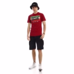 ⁦تيشرت رجالي نص كم حوض قطن - نبيتي⁩ - الصورة ⁦2⁩