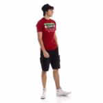 ⁦تيشرت رجالي نص كم حوض قطن - نبيتي⁩ - الصورة ⁦4⁩