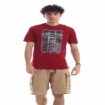 تيشرت رجالي نص كم حوض قطن - نبيتي