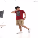 ⁦تيشرت رجالي نص كم حوض قطن - نبيتي⁩ - الصورة ⁦6⁩