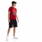 ⁦تيشرت رجالي نص كم حوض قطن - نبيتي⁩ - الصورة ⁦2⁩