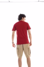 ⁦تيشرت رجالي نص كم حوض قطن - نبيتي⁩ - الصورة ⁦4⁩