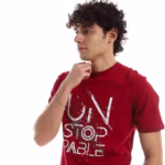 ⁦تيشرت رجالي نص كم حوض قطن - نبيتي⁩ - الصورة ⁦4⁩