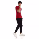 ⁦تيشرت رجالي نص كم حوض قطن - نبيتي⁩ - الصورة ⁦3⁩