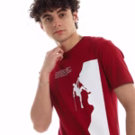 تيشرت رجالي نص كم حوض قطن - نبيتي