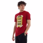 ⁦تيشرت رجالي نص كم حوض قطن - نبيتي⁩ - الصورة ⁦4⁩