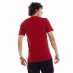 ⁦تيشرت رجالي نص كم حوض قطن - نبيتي⁩ - الصورة ⁦3⁩