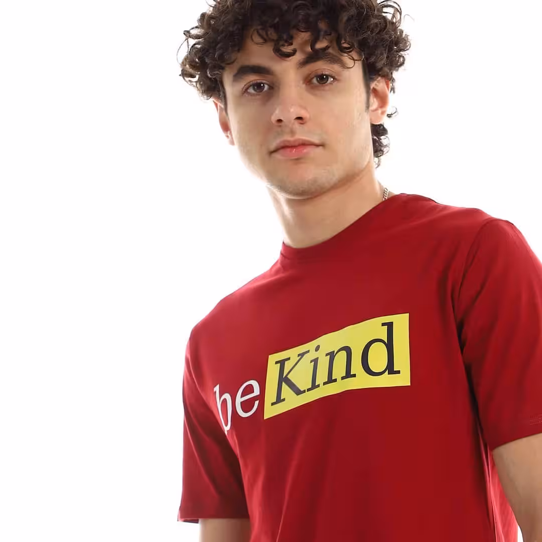 ME-8_4-1.avif تيشرت رجالي نص كم حوض قطن - نبيتي - الصورة 1